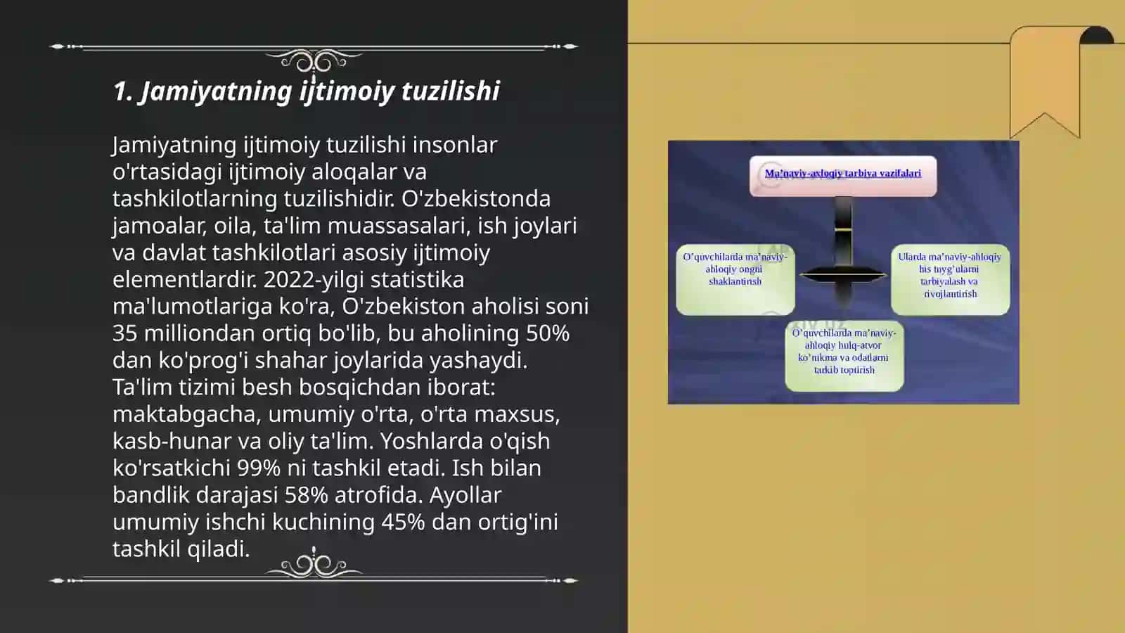 Jamiyat hayoti va taraqqiyoti omillari by Abdumalikova Sevarabonu 3