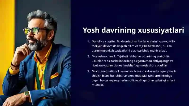 Rahbarlikda yosh davri 3