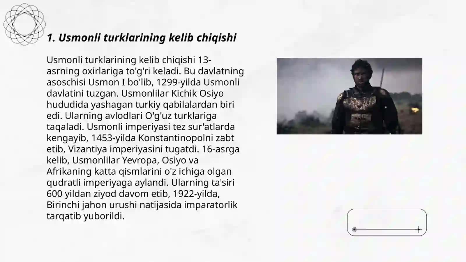 Usmonli imperiyasining tashkil topishi 3