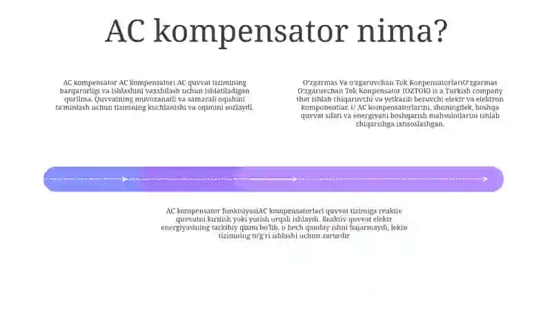 Õzgarmas Va Õzgaruvchan Tok Konpensatorlari 3