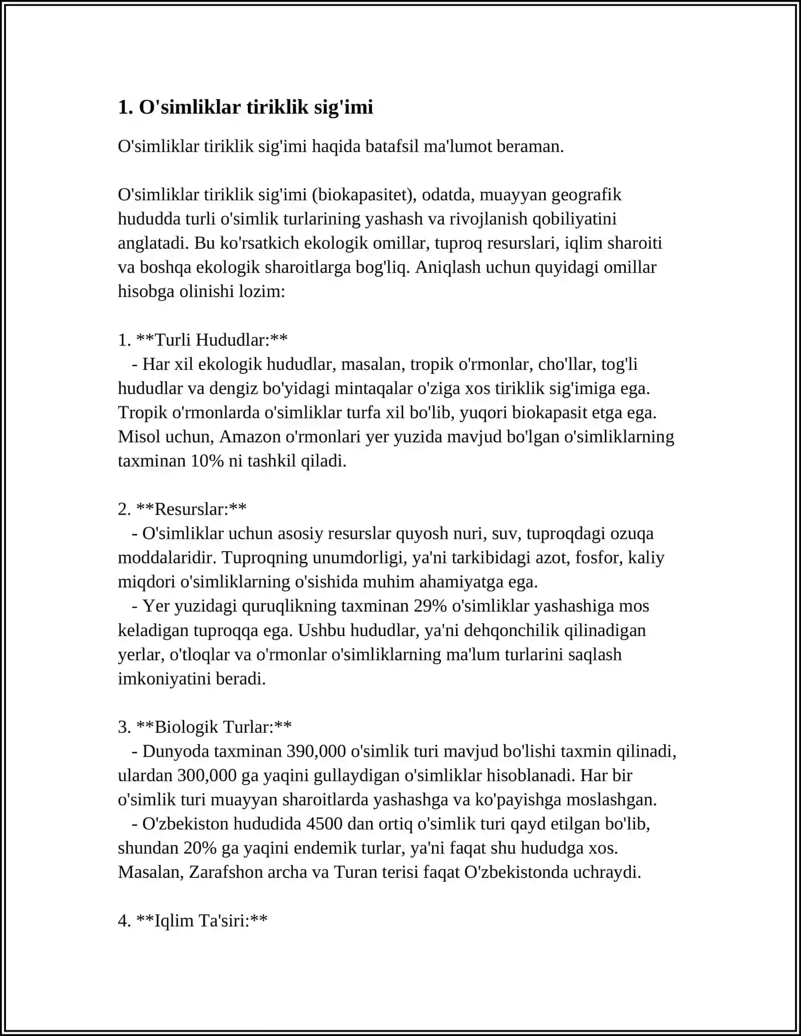 O'PKANING TIRIKLIK SIG'IMINI ANIQLASH 3