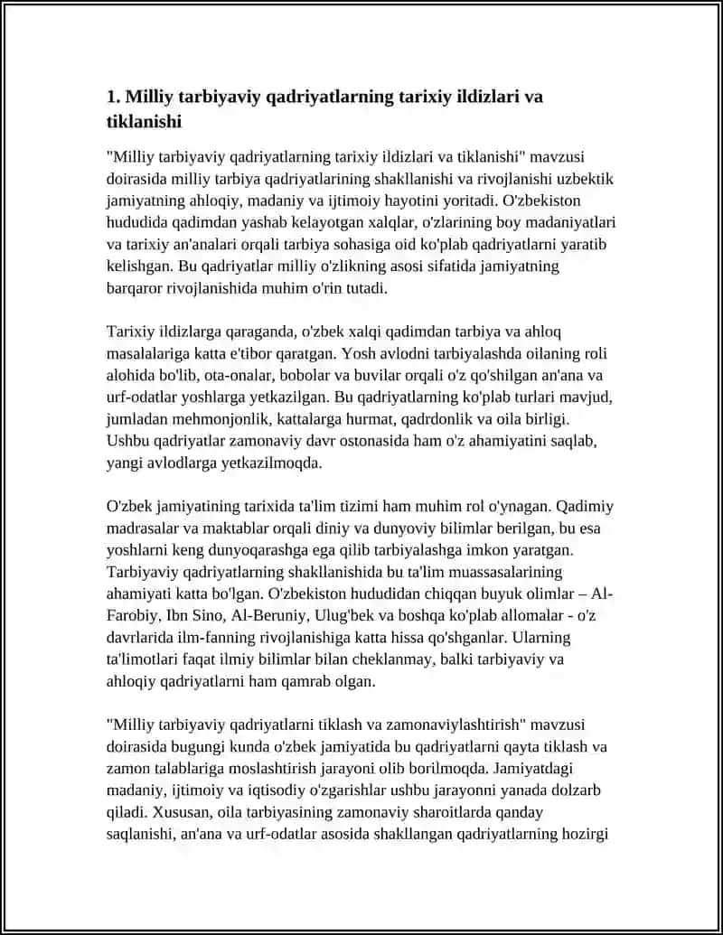 MILLIY TARBIYAVIY QADRIYATLARNI TIKLASH VA ZAMONAVIYLASHTIRISH 3