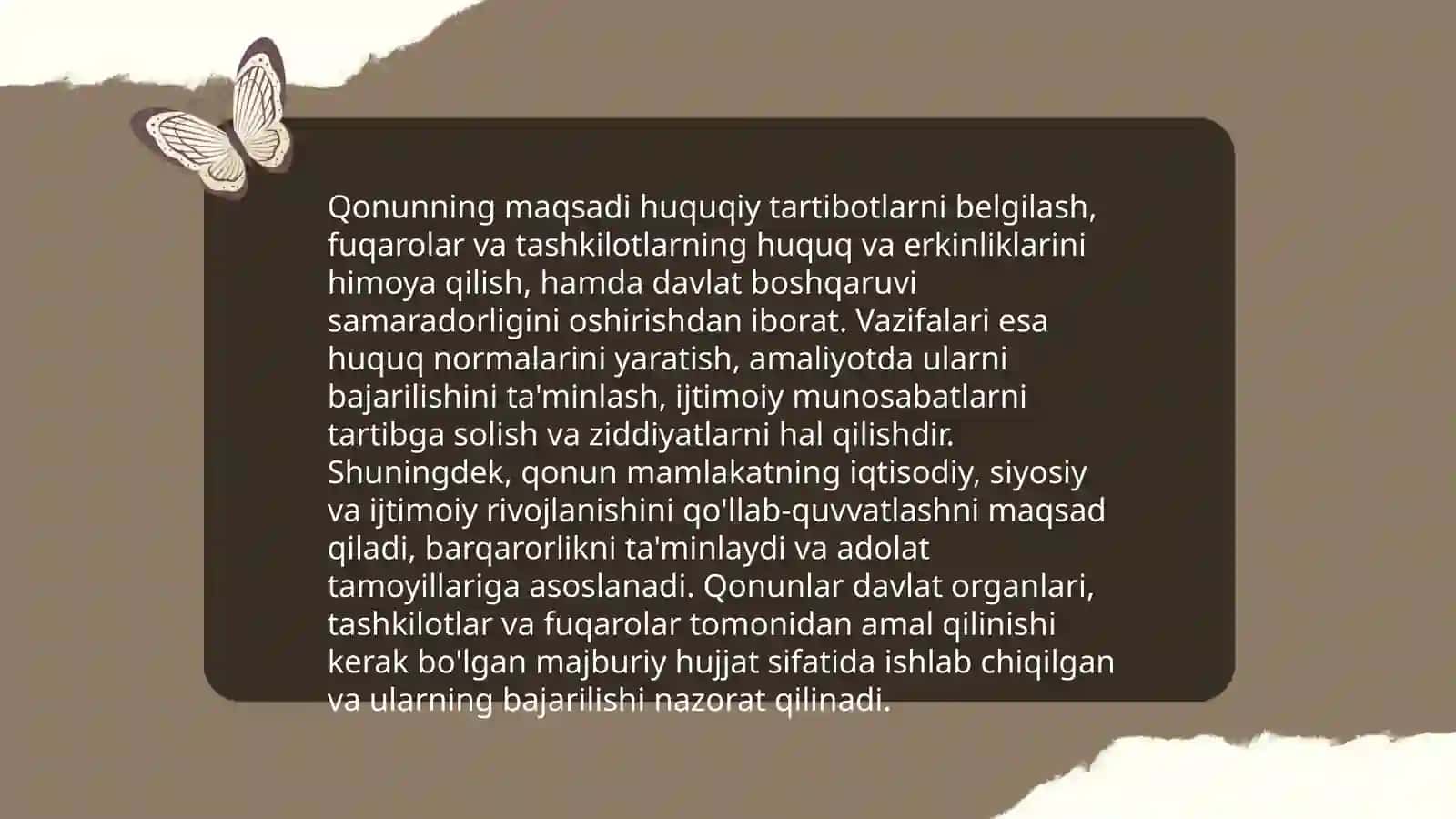 Ta'lim toʻgrisida Qonunning tuzilishi va umumiy tahlili 3