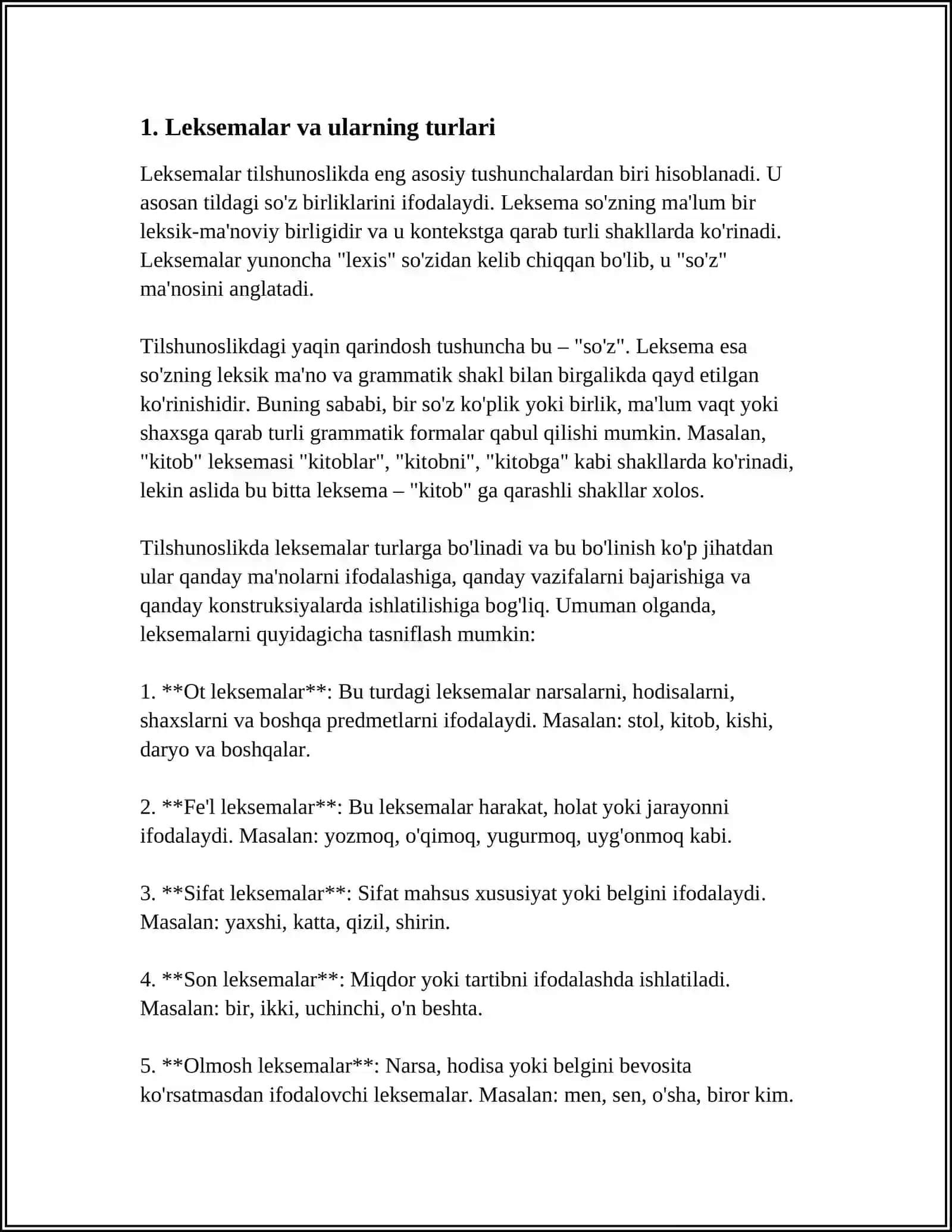 LEKSIK MA'NO VA TUSHUNCHA 3
