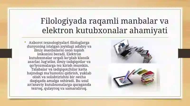 Axborot texnologiyalarining filologiya sohasidagi ahamiyati 3
