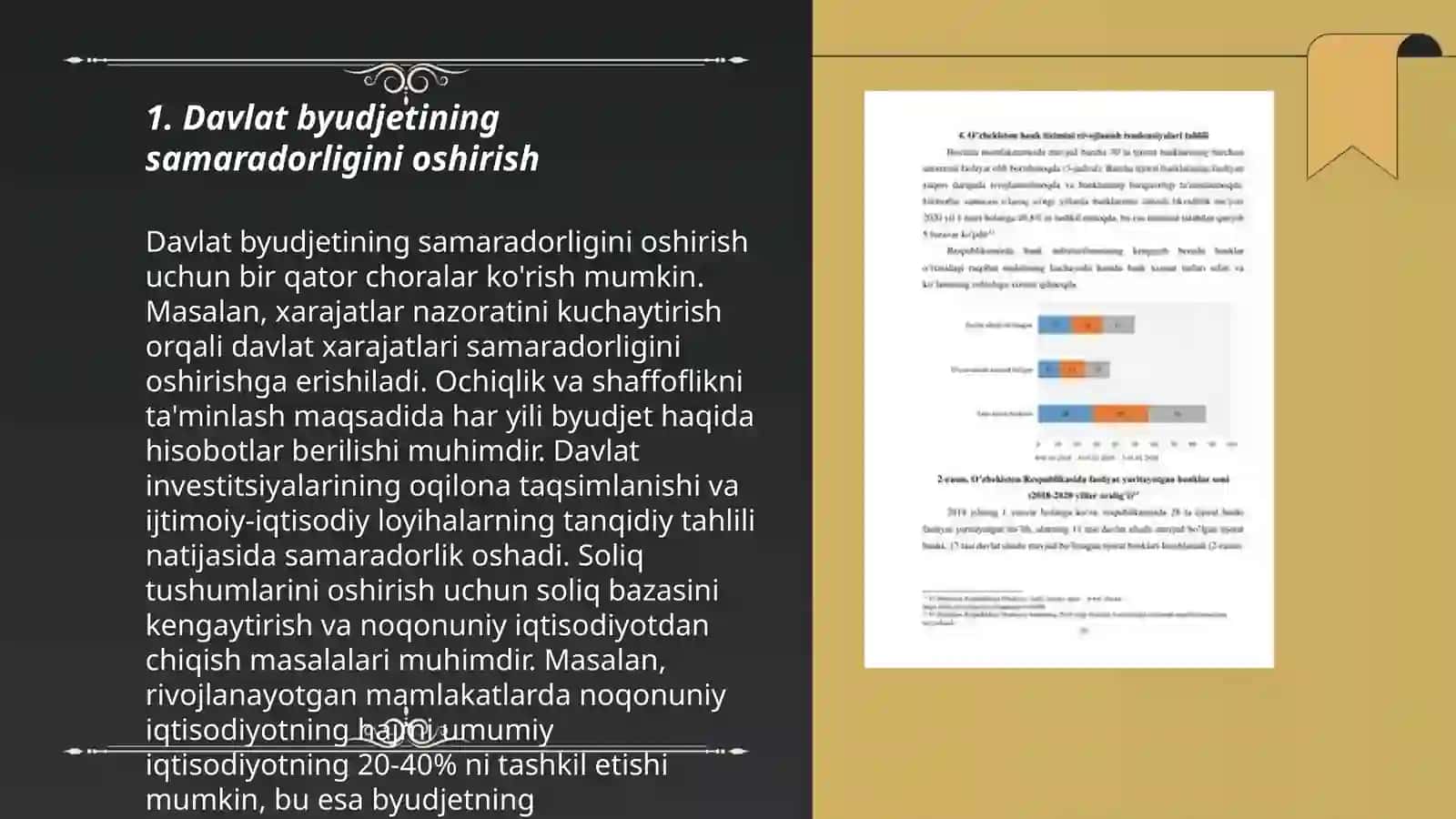 Bujet va soat tizimini takomillashtirish 3