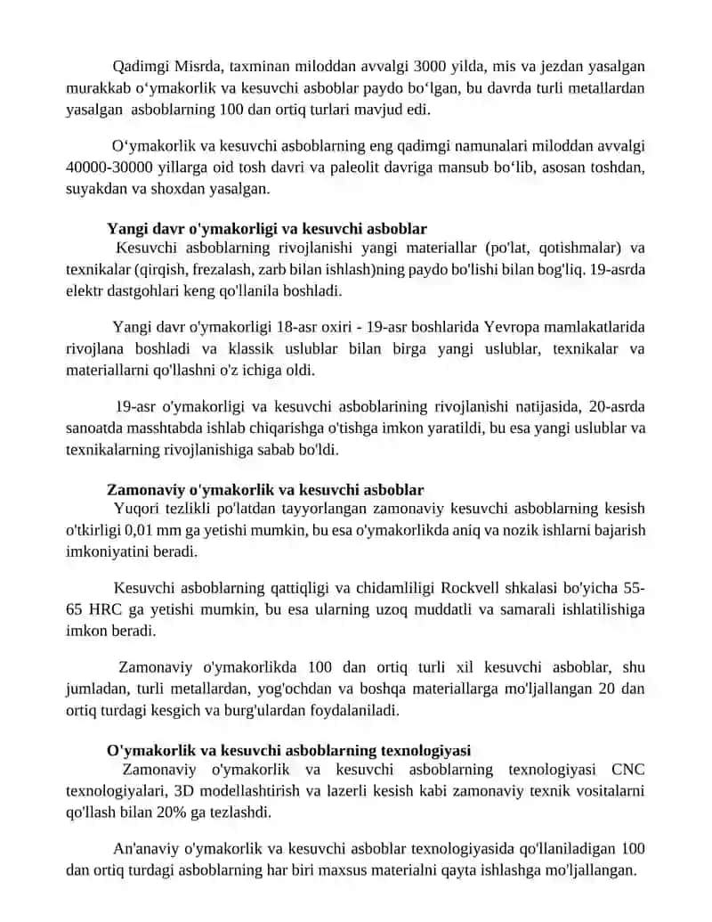 Rezba ochovchi kesuvchi asboblar 3