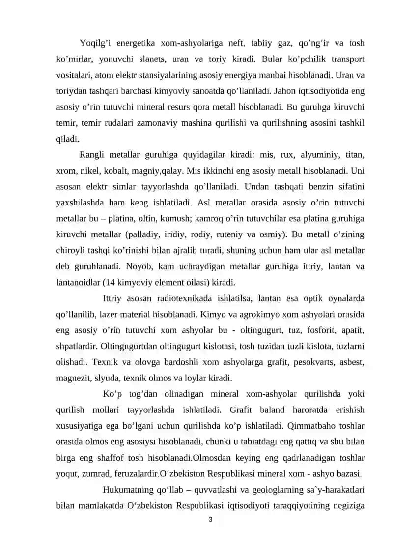 Mineral resurslarni qazib olish jarayonida ularning atrof muhitga ta’siri 3
