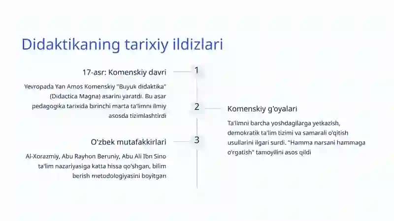 Didaktika Fanining Predmeti va Vazifalari 3
