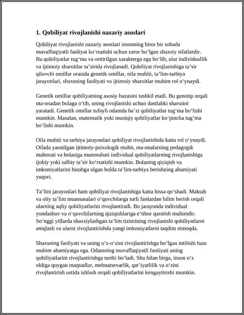 QOBILIYAT RIVOJLANISHIGA TASIR QILUVCHI OMILLAR 3