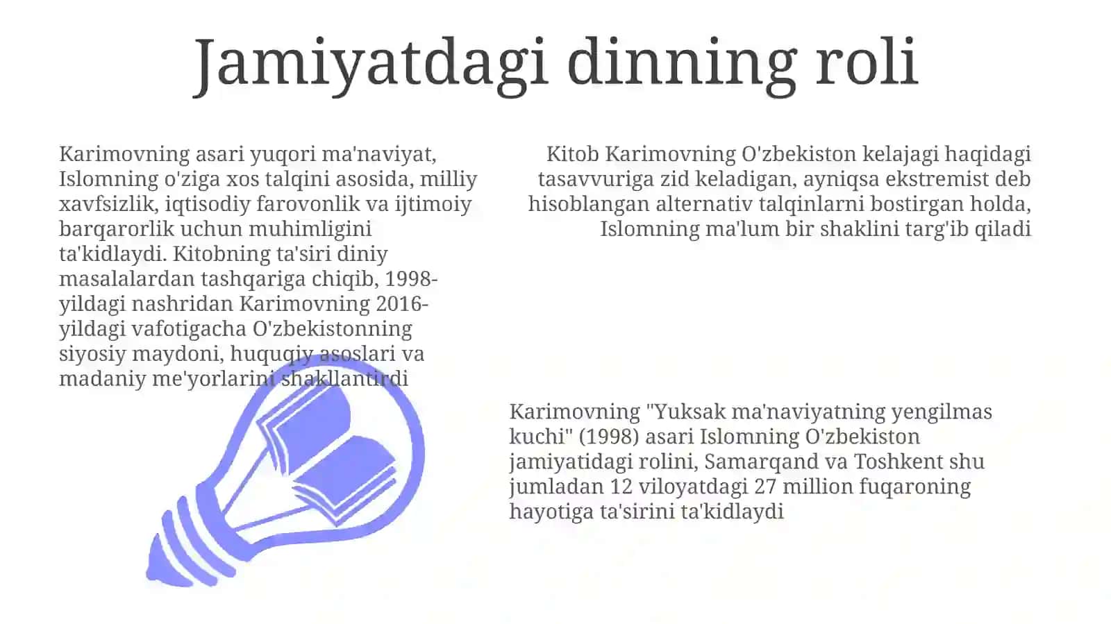 IslomAbdug‘aniyevichKarimovningyuksakmanaviyatyengilmaskuchkitobi 3