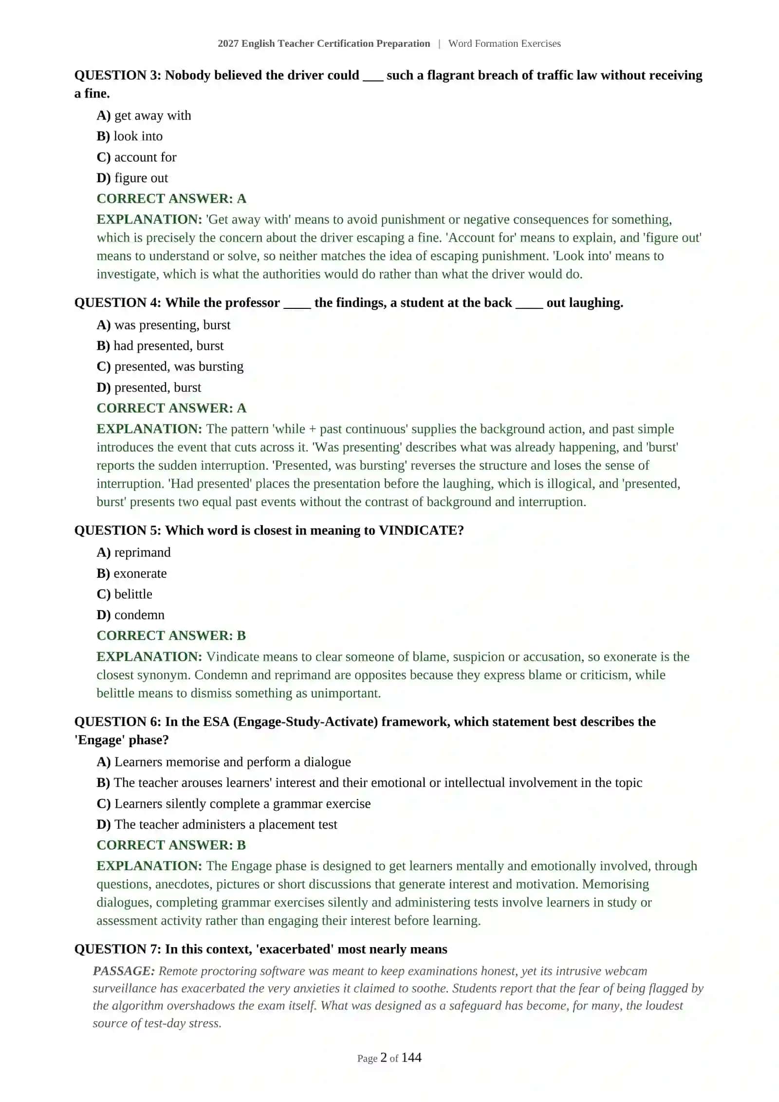 Word Formation Exercises 3