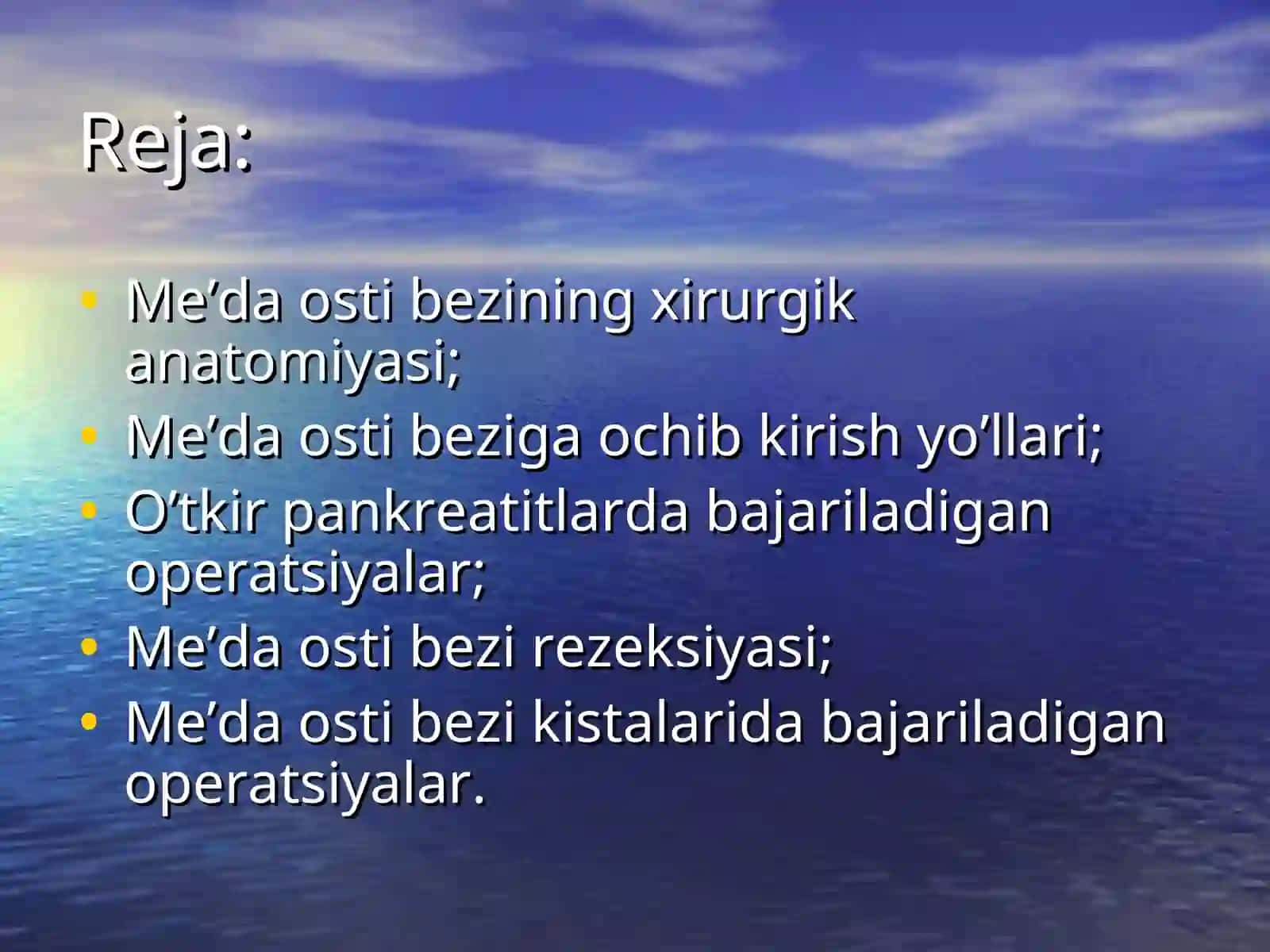 Operativ jarroxlik va tapografik anatomiya fani 3