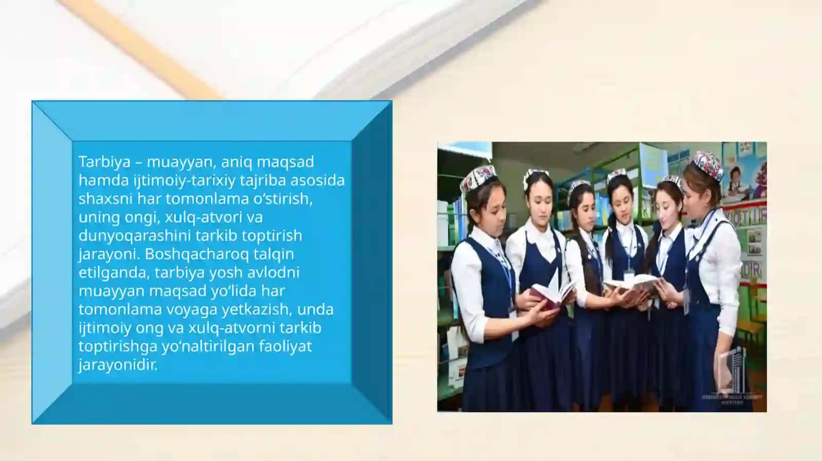 Tarbiya jarayoning mazmunivamohiyatiJonqulovAzizbek 3