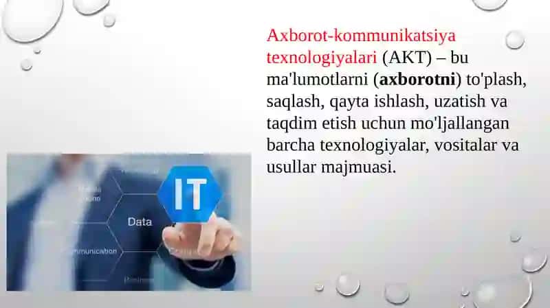 Fanga kirish. Zamonaviy axborot-kommunikatsiya texnologiyalarining tushunchasi va tasnifi 3