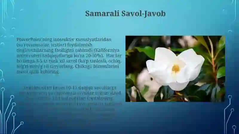 MS Powerpointda oʻrgatuvchi-interaktiv taqdimotlar yaratish 3