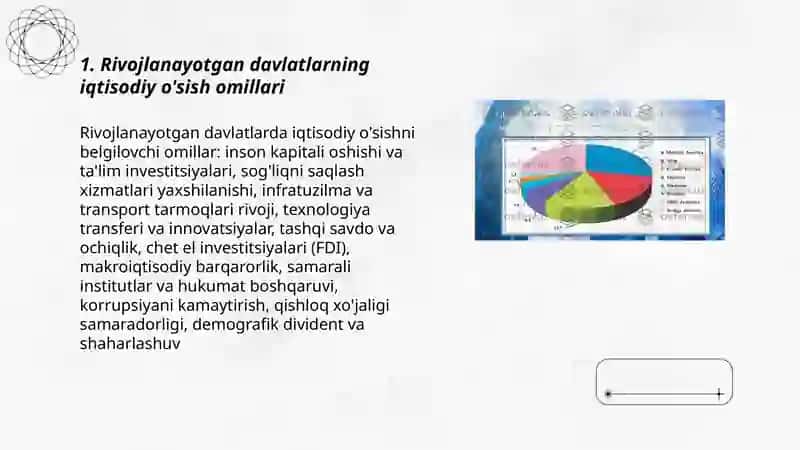Jahon iqtisodiyotidagi rivojlannayotgan davlatlar 3