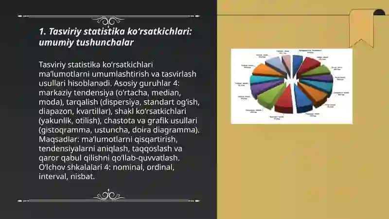 Tasviriy statistika koʻrsatkichlari 3