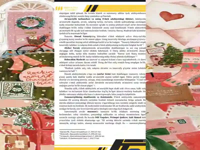 Oʻzbek adabiyotida anʼanaviylik mavzusi 3