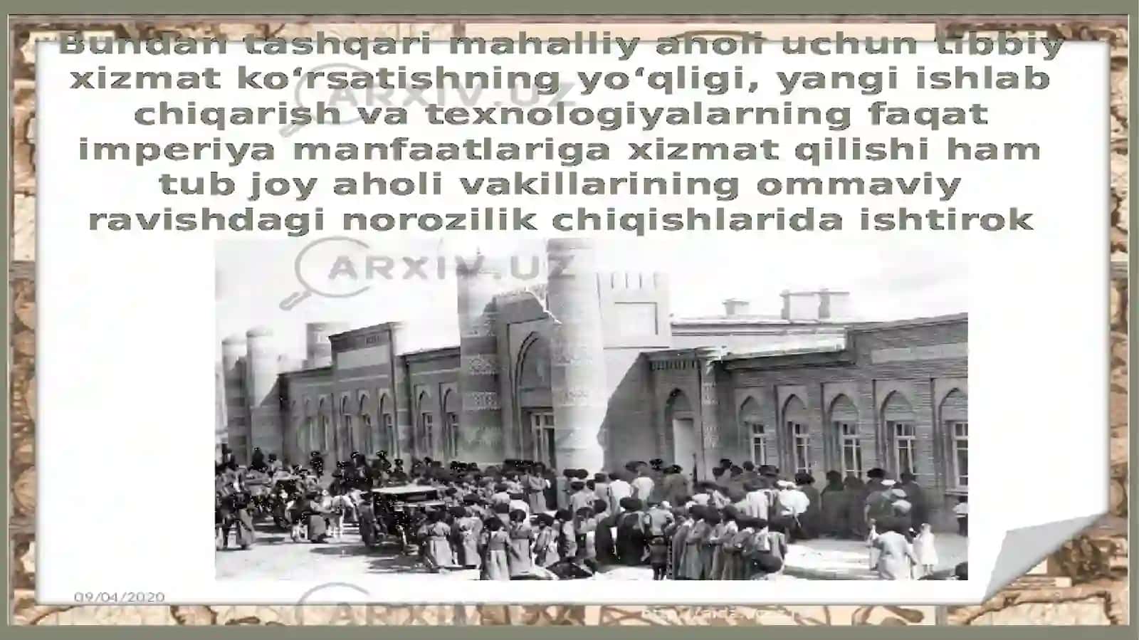 1916-YILGI MILLIY OZODLIK HARAKATI 3