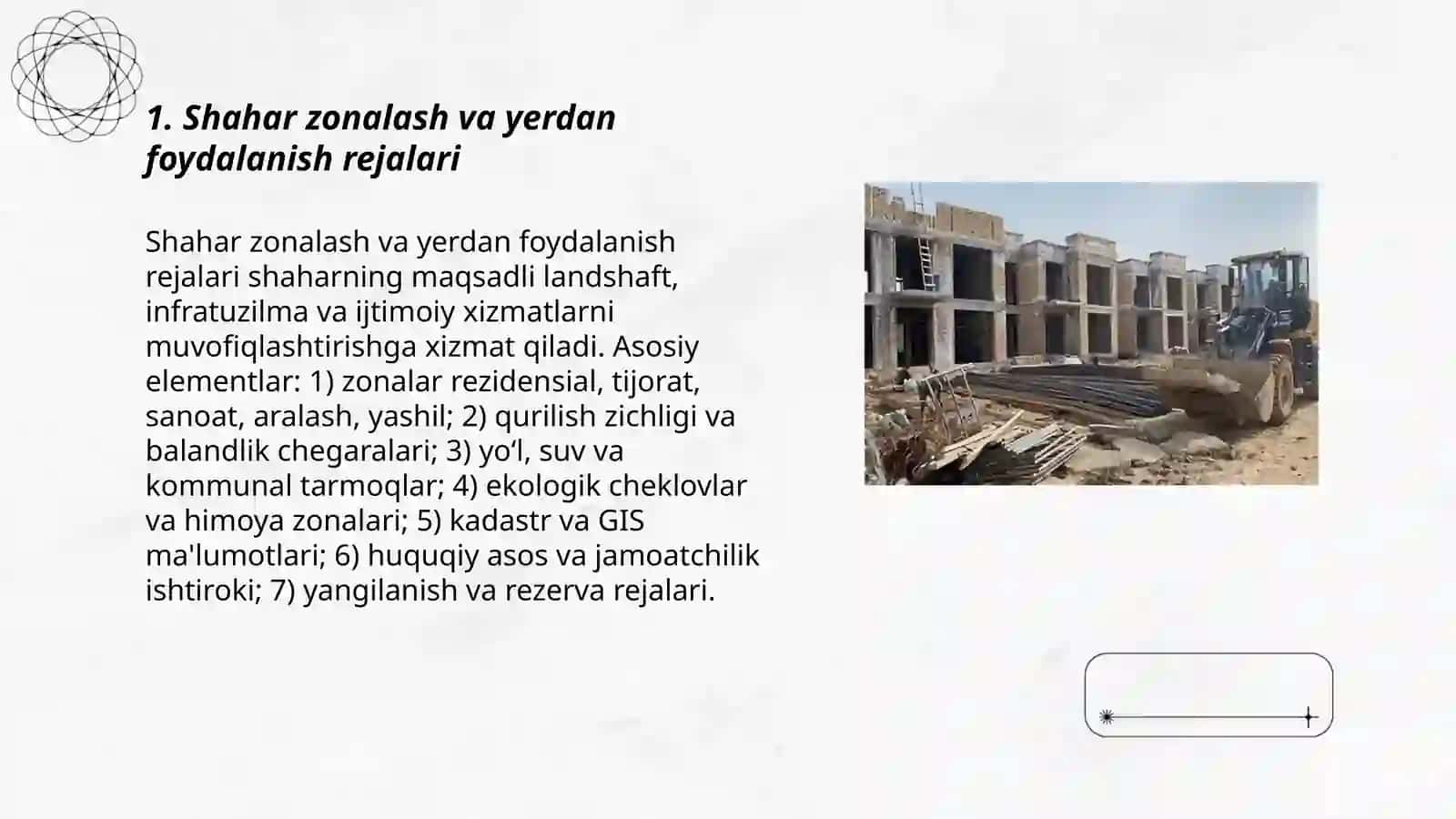 Shahar zonalash va yerdan foydalanish rejalari 3