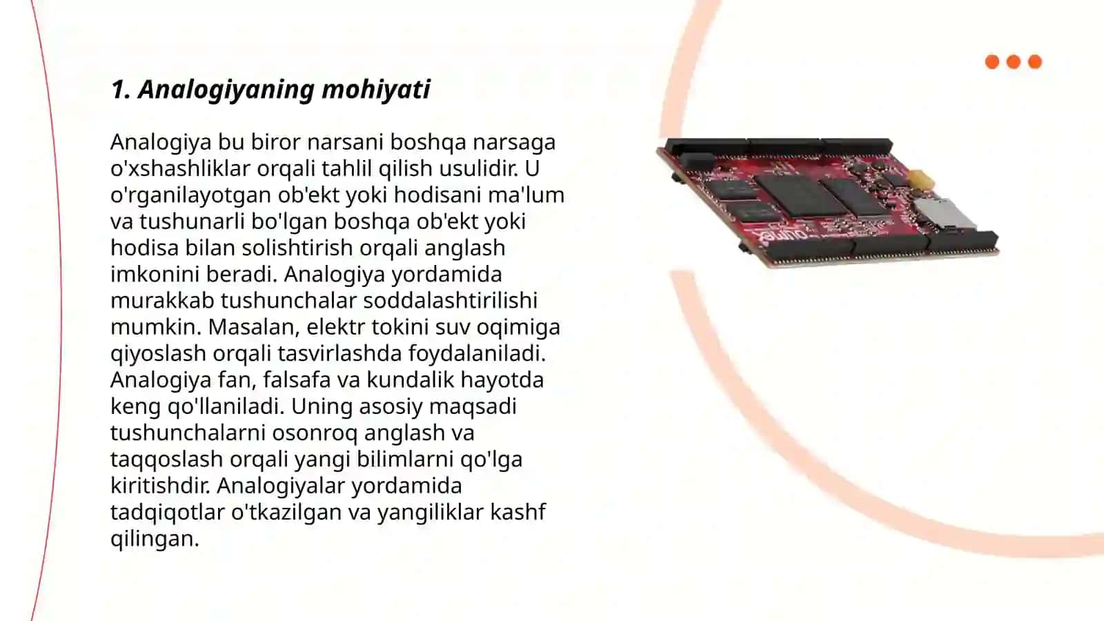 Analogiya va uning ta'rifi: analogiya va evolyutsiya 3