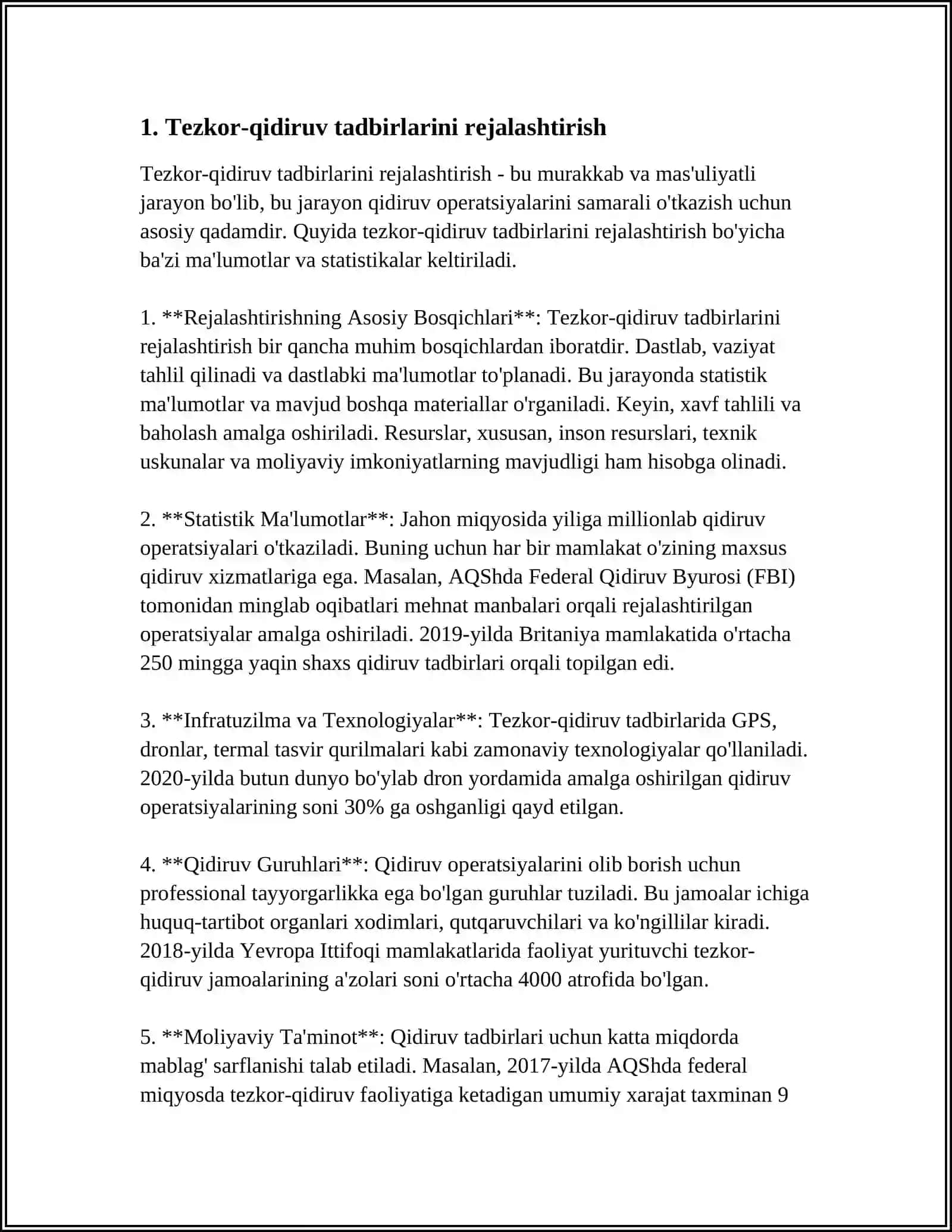 TEZKOR-QIDIRUV FAOLIYATIGA KIRISH 3