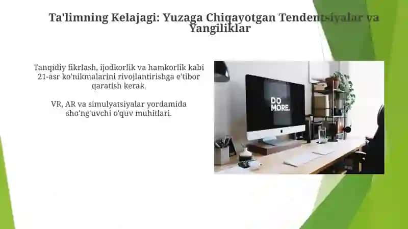 Texnologiya darslarini integratsiyalash 3