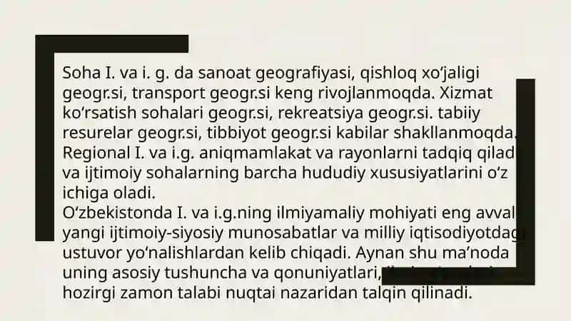 Sosialvasiyosiy geografiya va hududiy iqtisodiy sistemalar 3