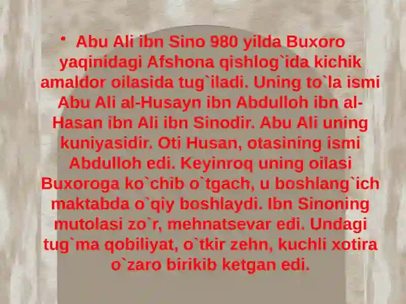 Abu Ali ibn Sino 3