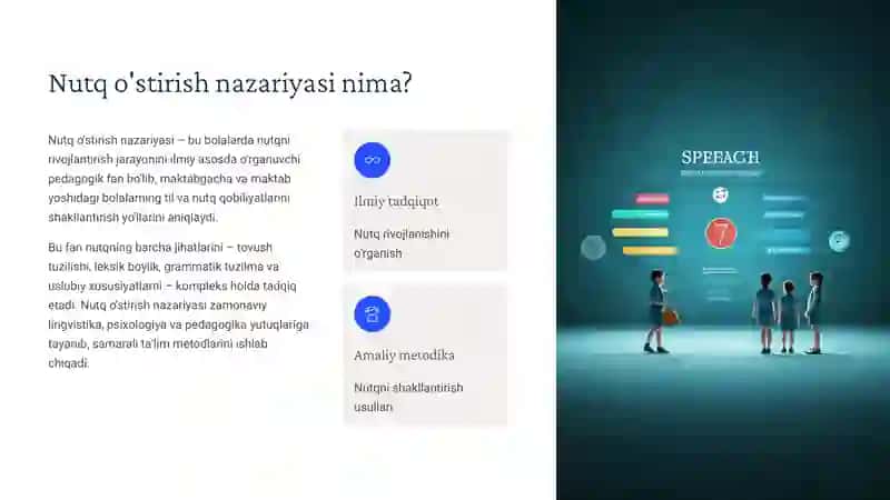 Nutqo‘stirish nazariyasi va metodikasi fanining maqsad va vazifalari 3