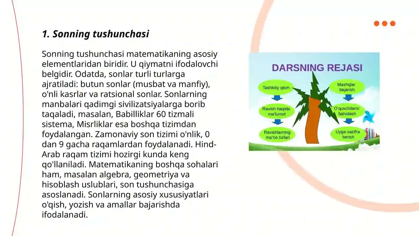 Sonning uslubiy xususiyatlari 3