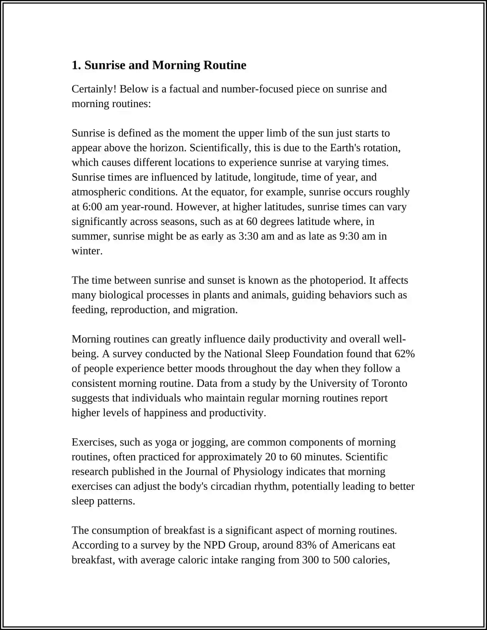 DESCRIBING MEMORABLE DAY 3