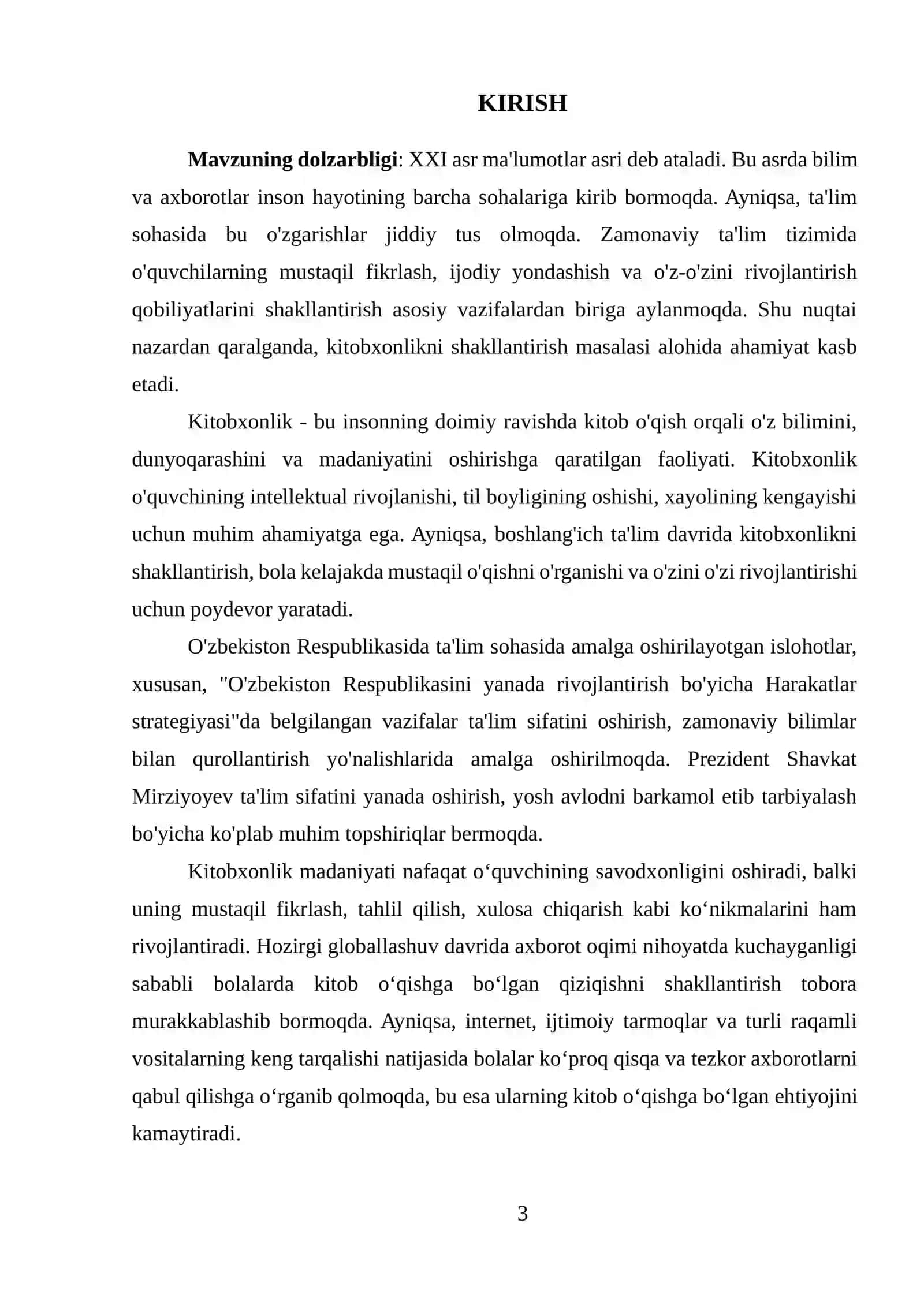 Boshlang’ich talimda kitobxonlikni shakllantirish muammolari 3