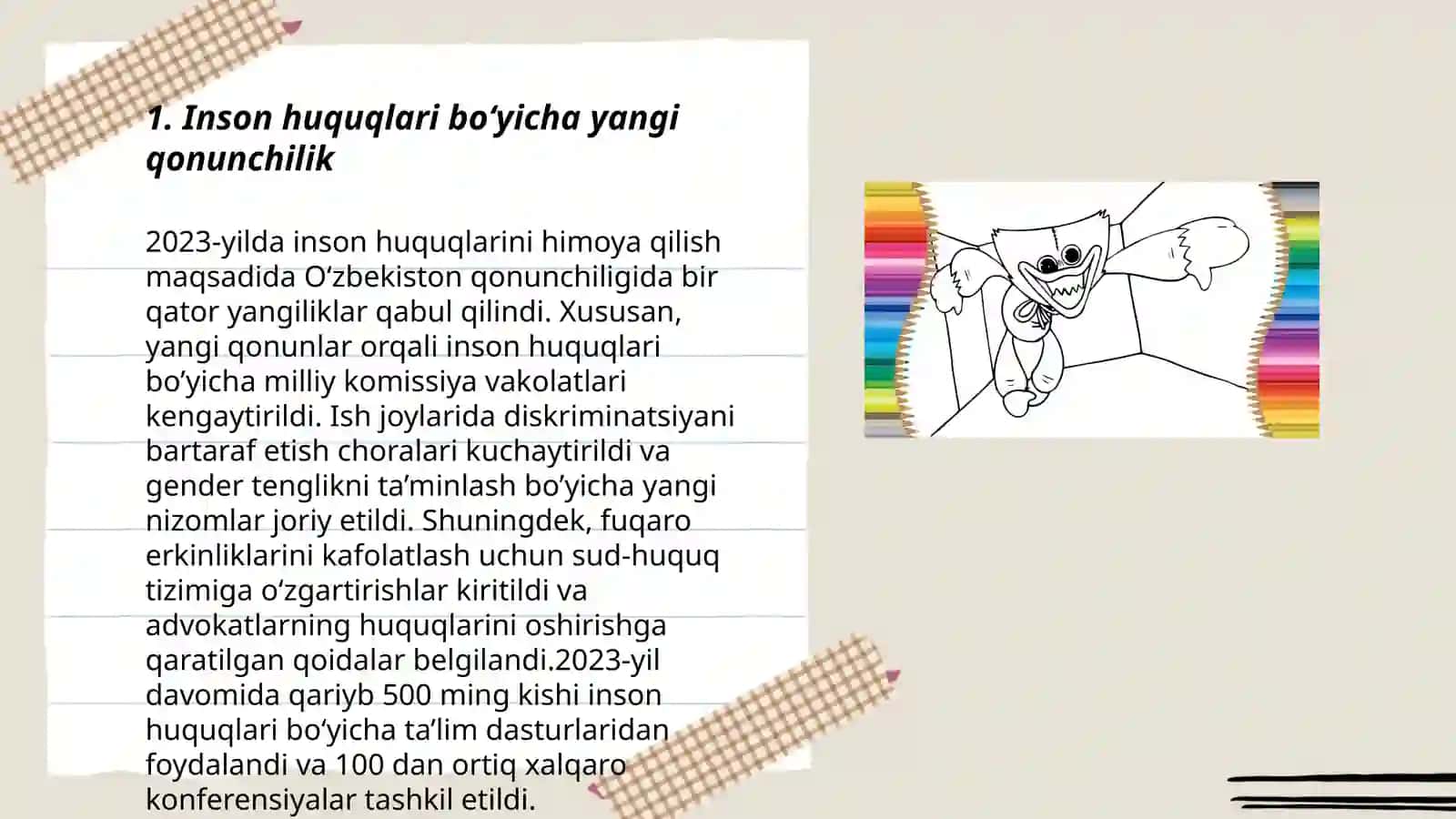 Inson huquqlari boʻyicha yangi qonunchilik 3