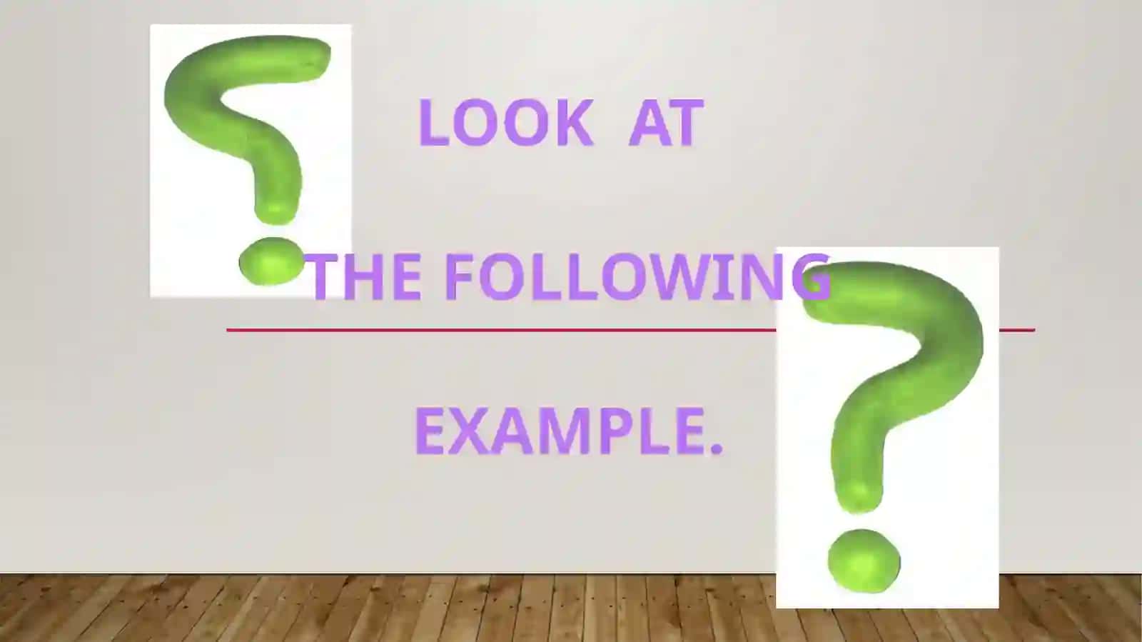 Word Order in Questions 3
