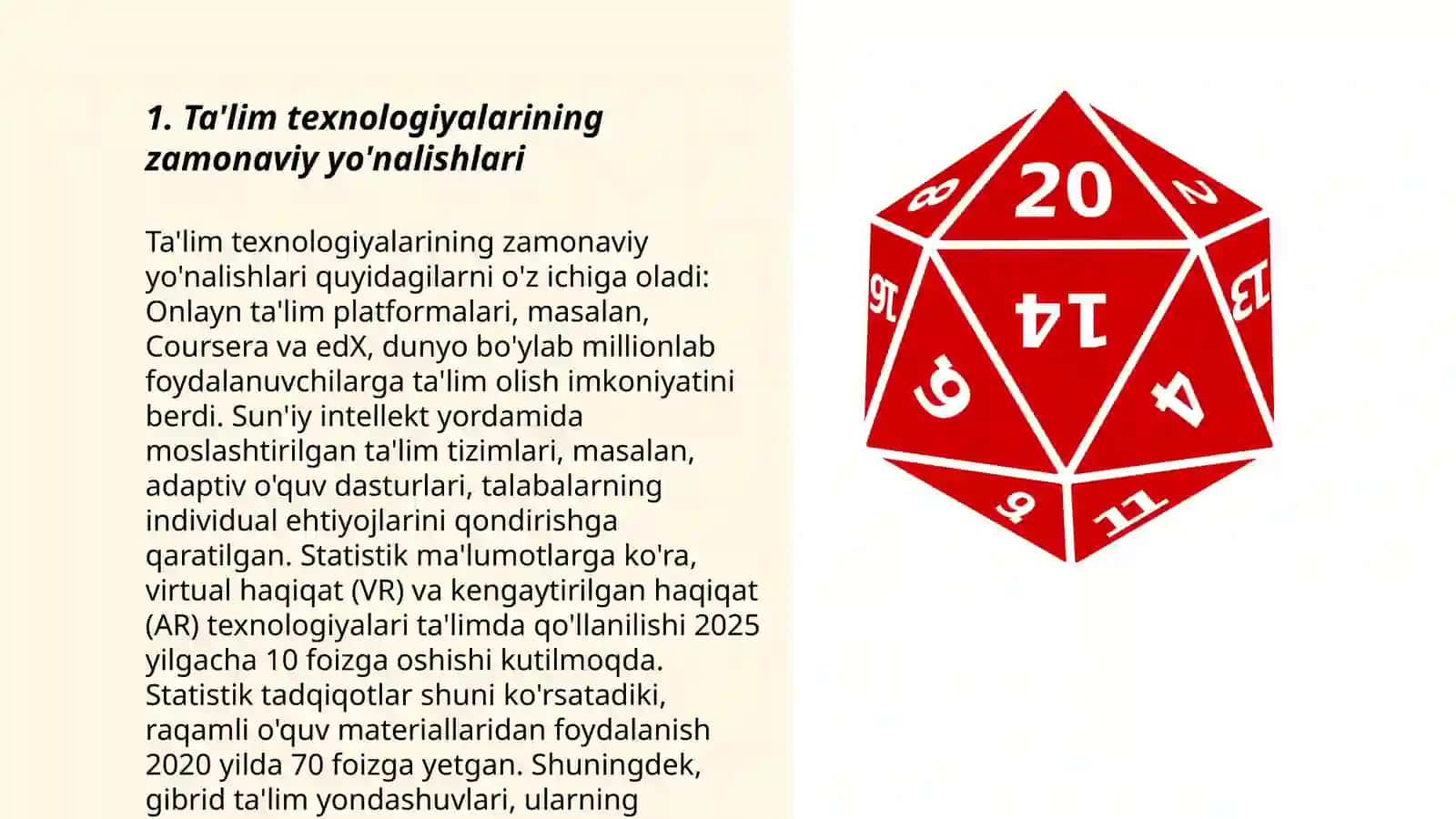 Ta'lim texnologiyalarining zamonaviy yo'nalishlari 3