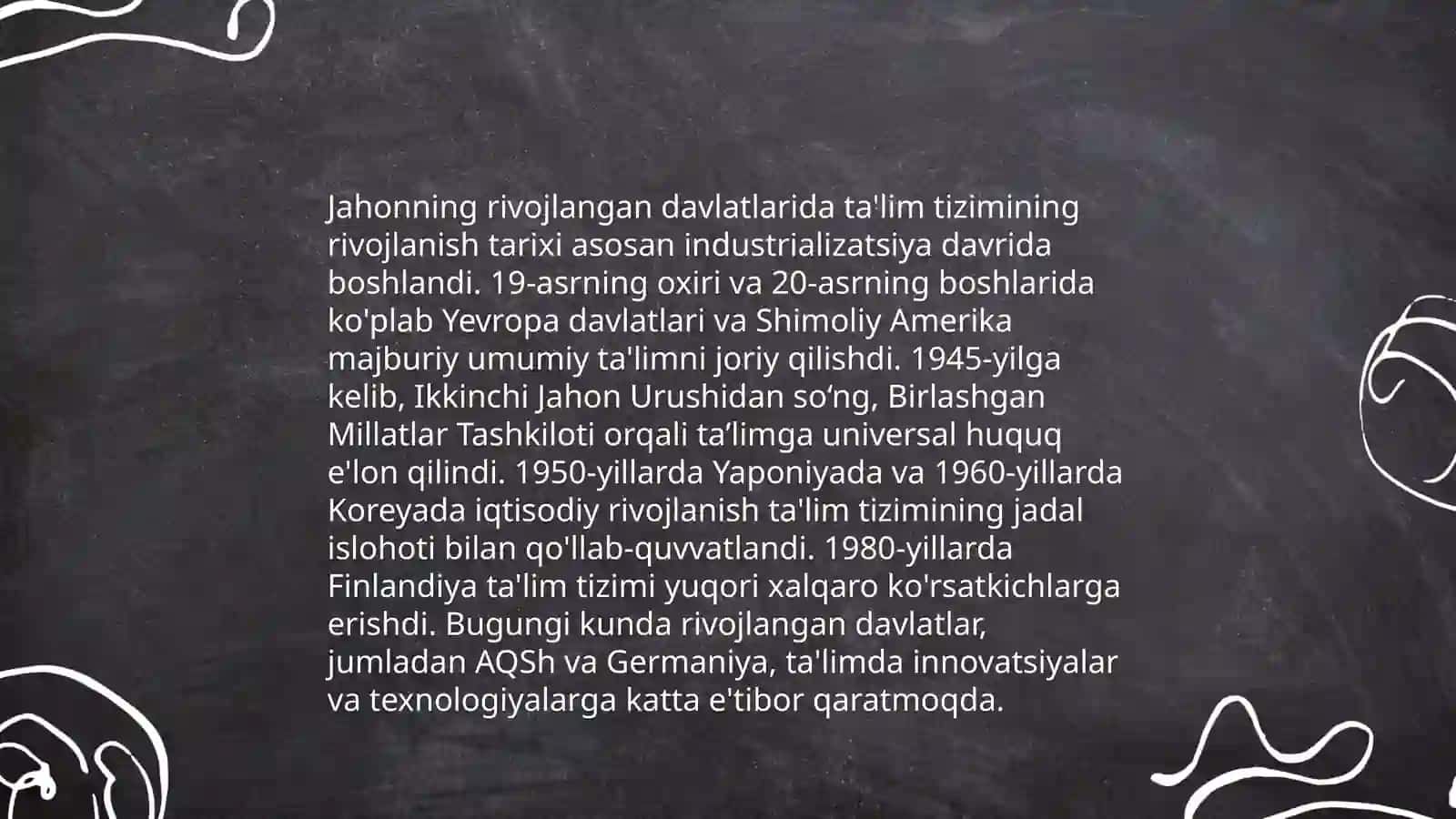 Jahonning rivojlangan davlatlaridan ta’lim tizimi 3