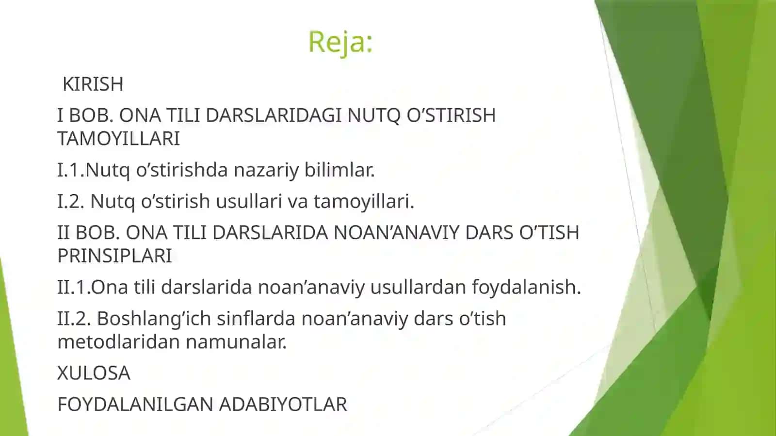 QORYOG’DIYEVA AZIZANING ONA TILI O’QITISH METODIKASI 3