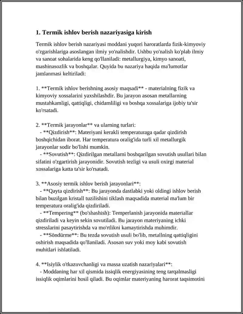 TERMIK ISHLOV BERISH NAZARYASI 3