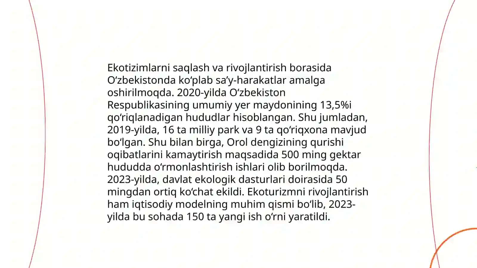 Tabiatni muhofaza qilish tadbirlarini ishlab chiqishni oʻrganish 3