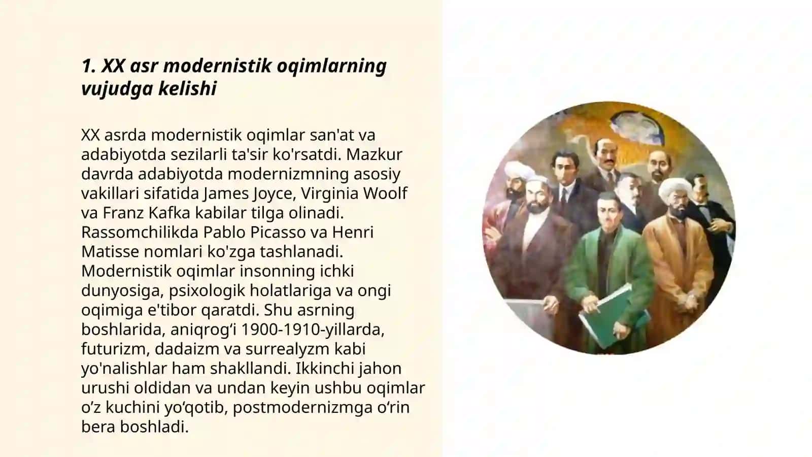 XX asr Amerika adabiyotida modernistik oqimlar 3