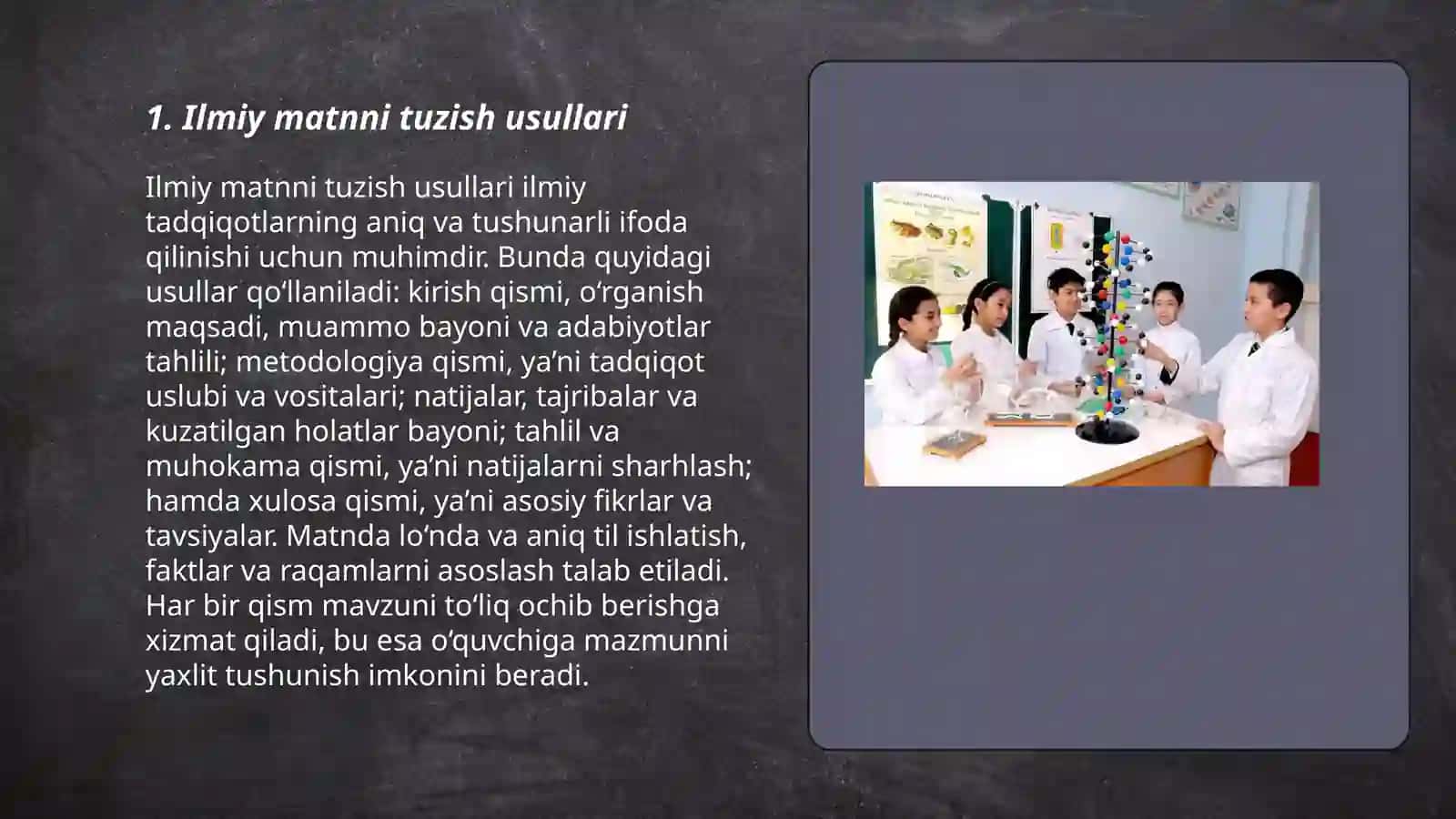 Ilmiy matnni tuzish usullari 3