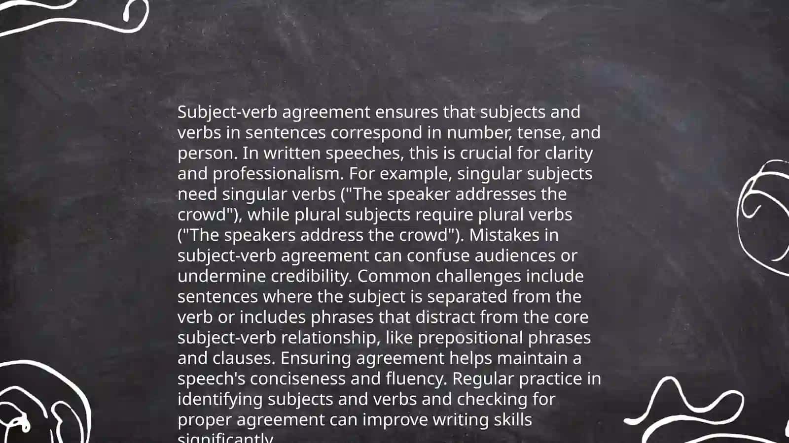 The use of grammar and lexis in a written speech 3