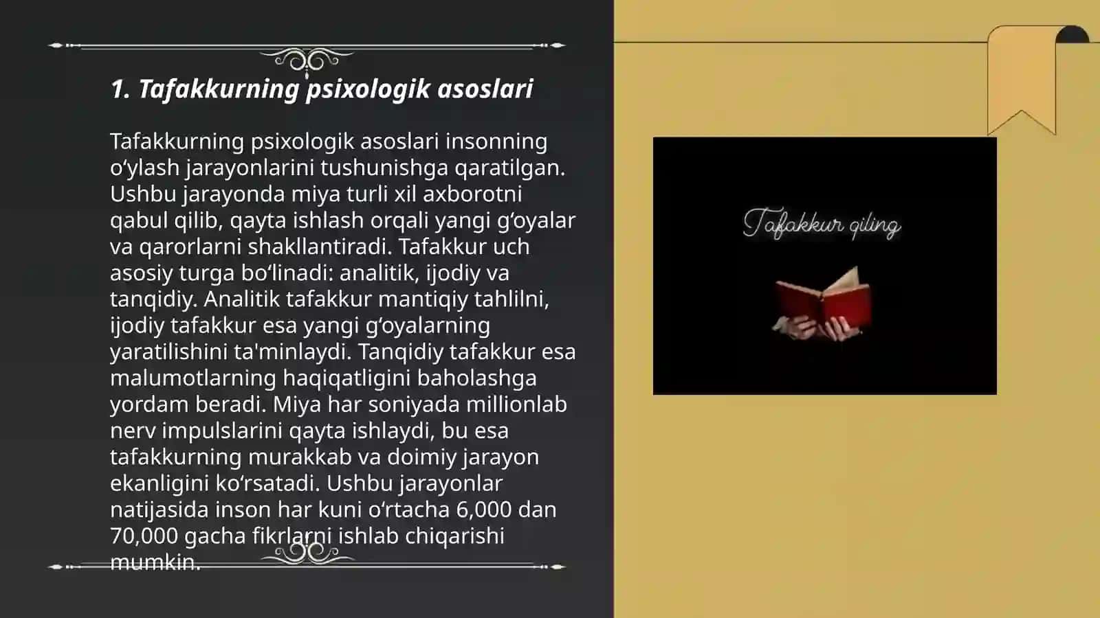 Tafakkur borasidagi psixologik nazariyalar 3