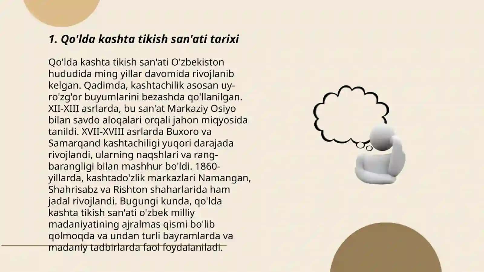 Qo'lda kashta tikish sanatini òrganish 3