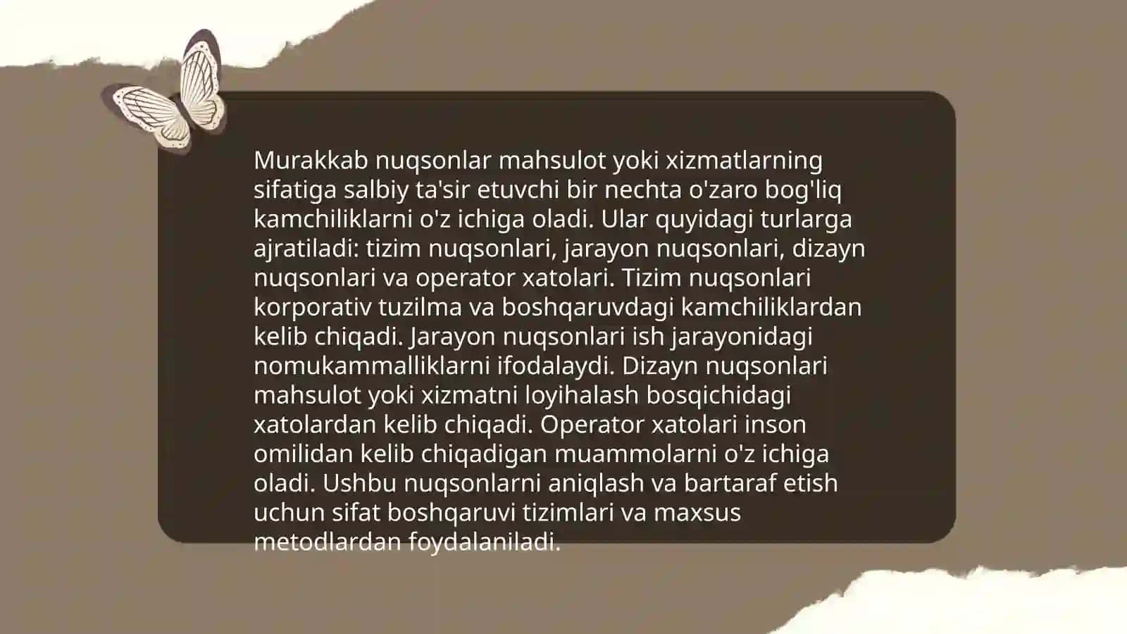 12-mavzu: Murakkab (mujassam) nuqson oqibatidagi nutq rivojlanishining (ikkilamchi) kamchiliklarni boshqa nutq nuqsonlaridan farqlash 3
