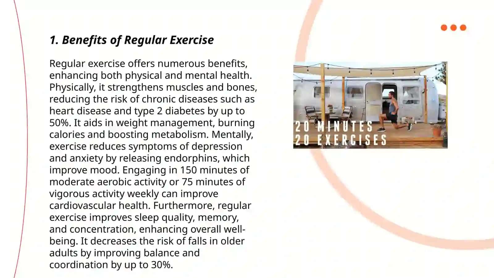 Benefits of Regular Exercise 3