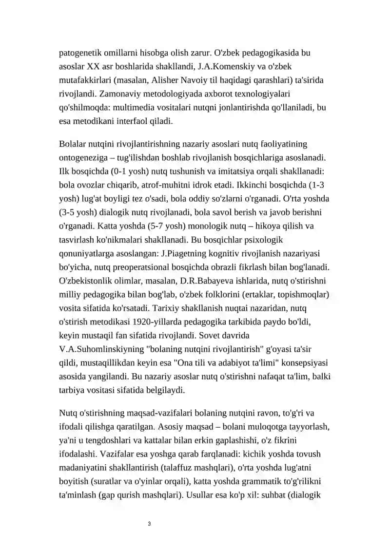 Nutq O‘stirish Metodikasi Predmeti va uning metodologik asosi 3