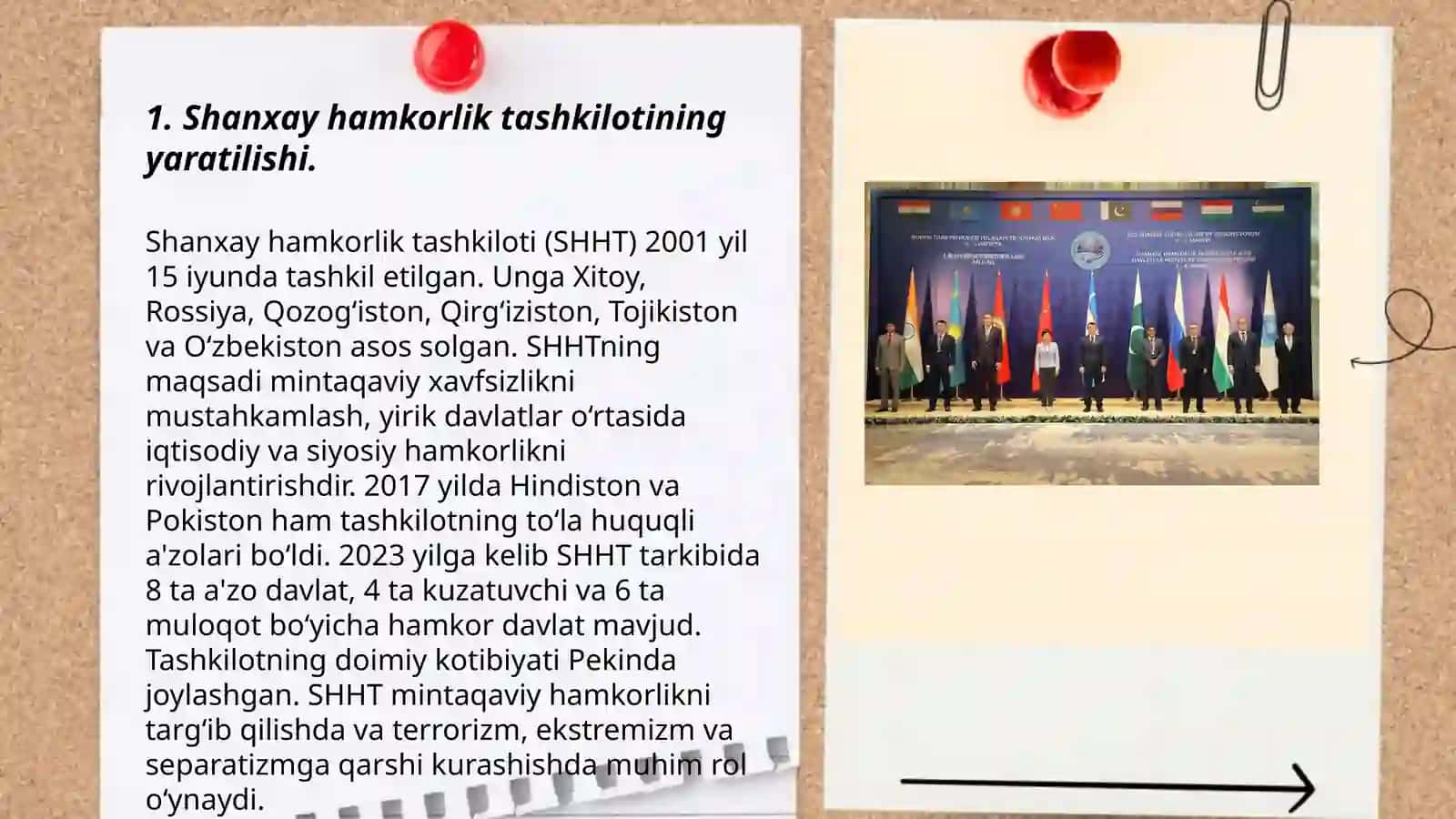 O'zbekistonning Shanxay hamkorlik tashkiloti bilan aloqalari 3